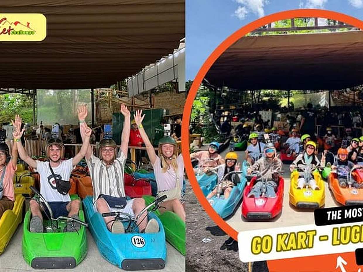 Dalat: Alpská dráha, Duhová skluzavka, Bláznivý dům & sáňkařská dráha, Vietnam