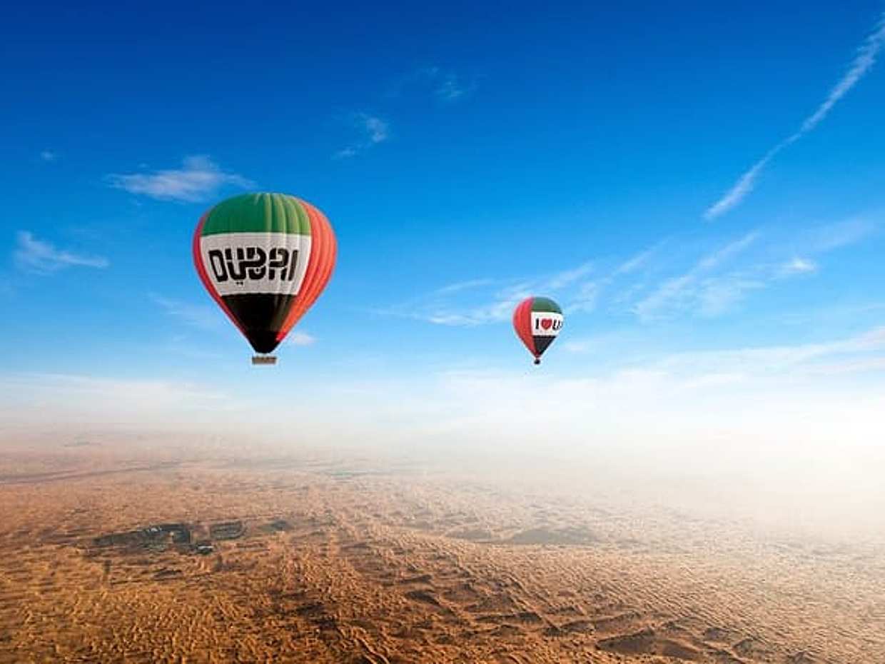 Hot Air Balloon Ride, Vintage Land Rover Drive and Breakfast in United Arab Emirates, Dubai, photo 3