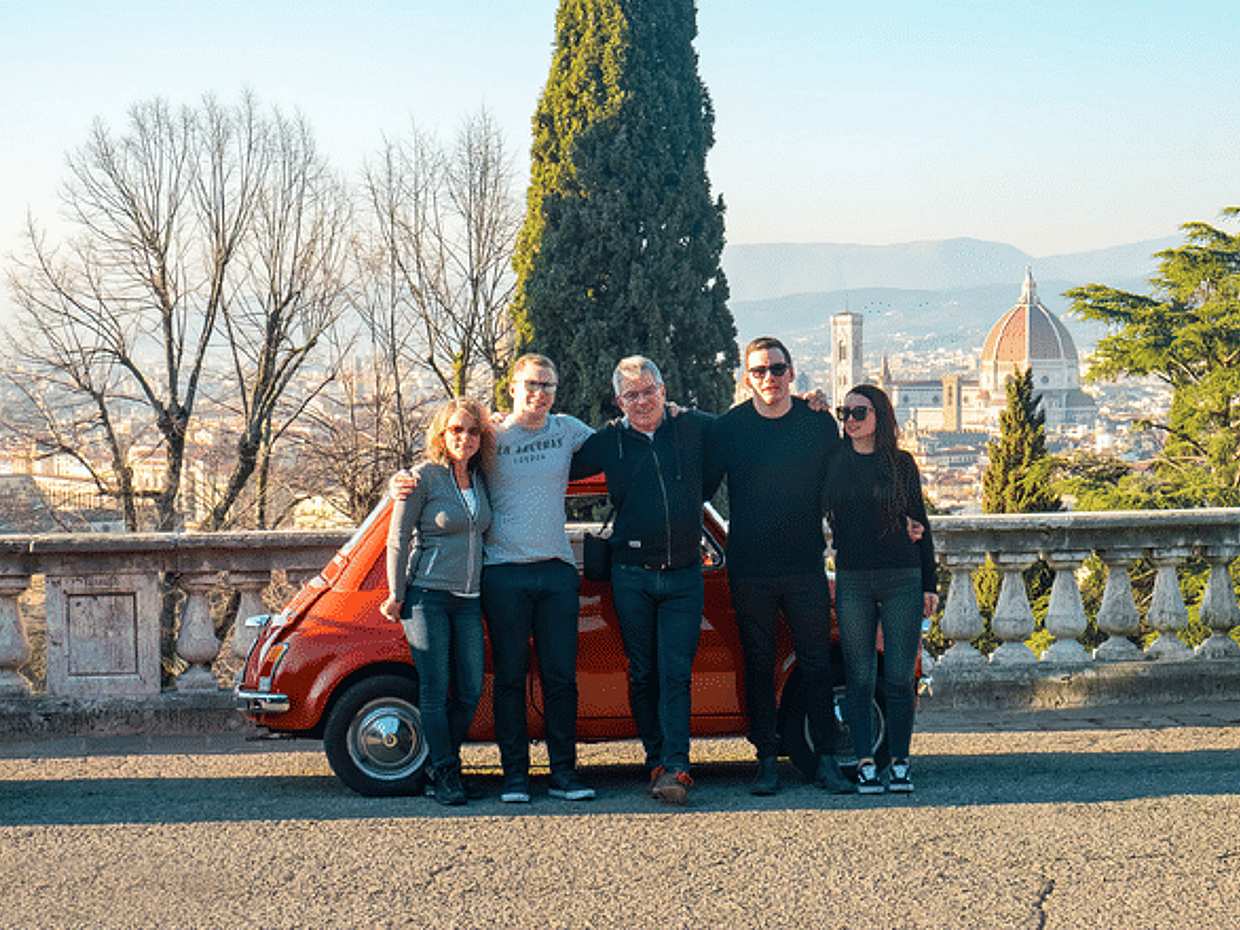 "Private Vintage FIAT 500 Fahrt in den toskanischen Hügeln mit Verkostung von Florenz in Italien", photo 3