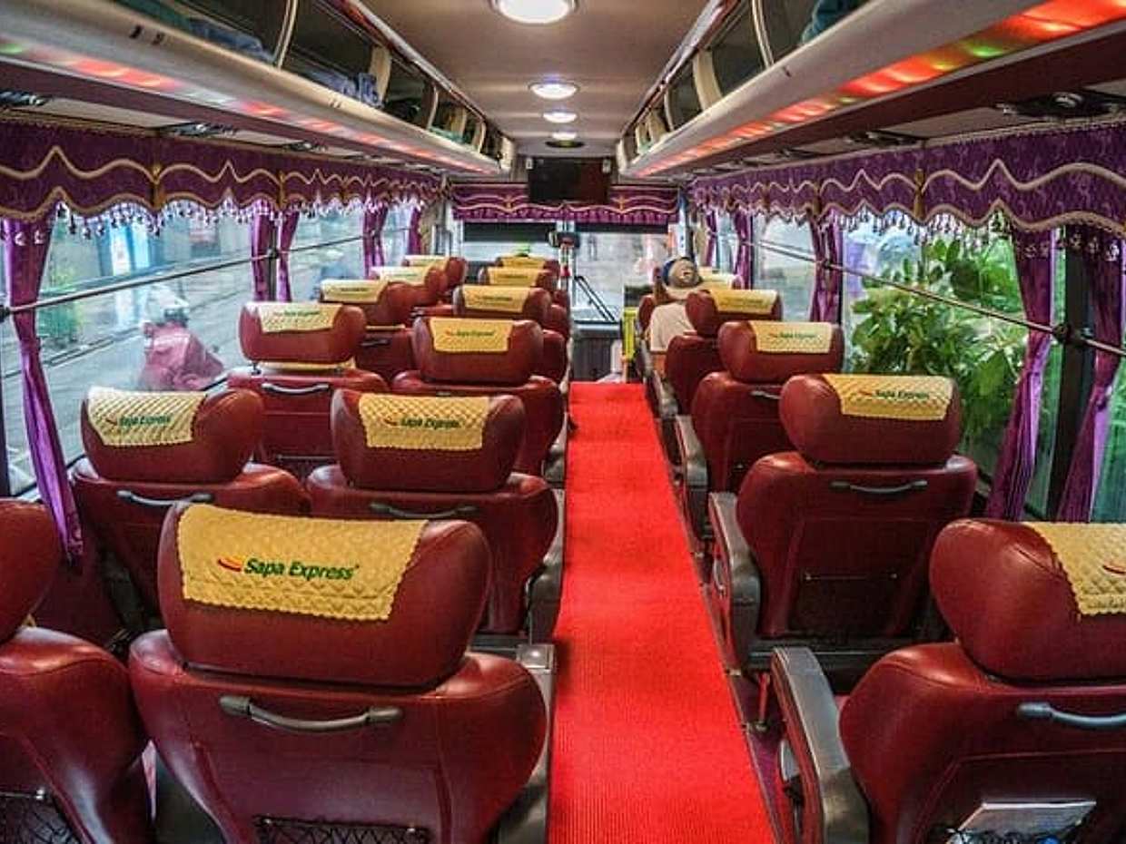 Hanoi to Sapa (or Sapa to Hanoi) Comfortable Bus with Wi-Fi