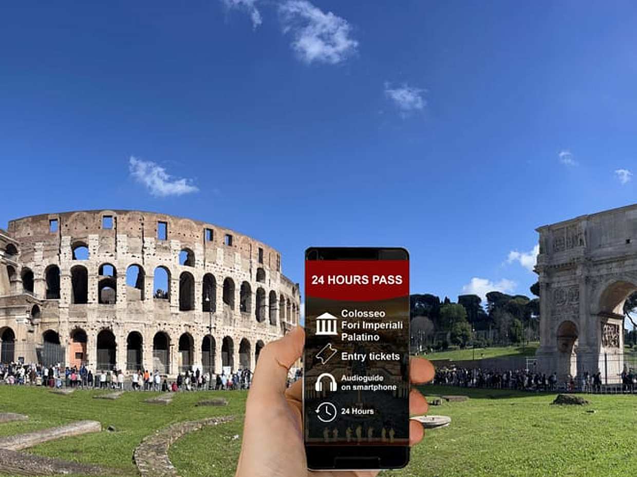 Roma: Colosseum, Forum, Palatine Entrance & immersive 3D digital audio guide