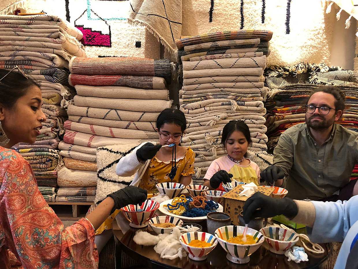Rugs Making Traditional Workshop with Local Amazigh Women in Morocco, Marrakesh, photo 5