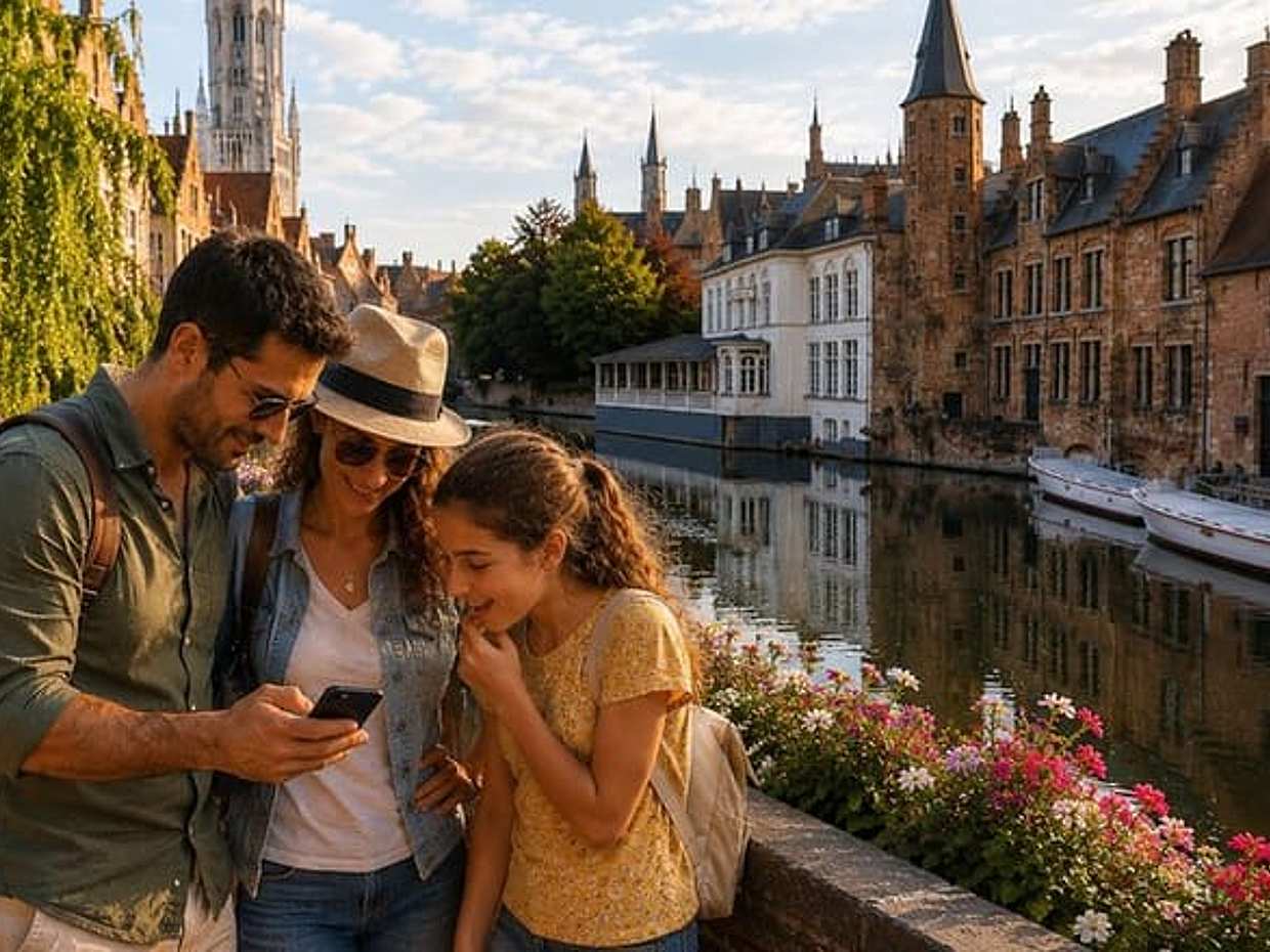 Bruges Scavenger Hunt & Highlights Self-Guided Walking Tour