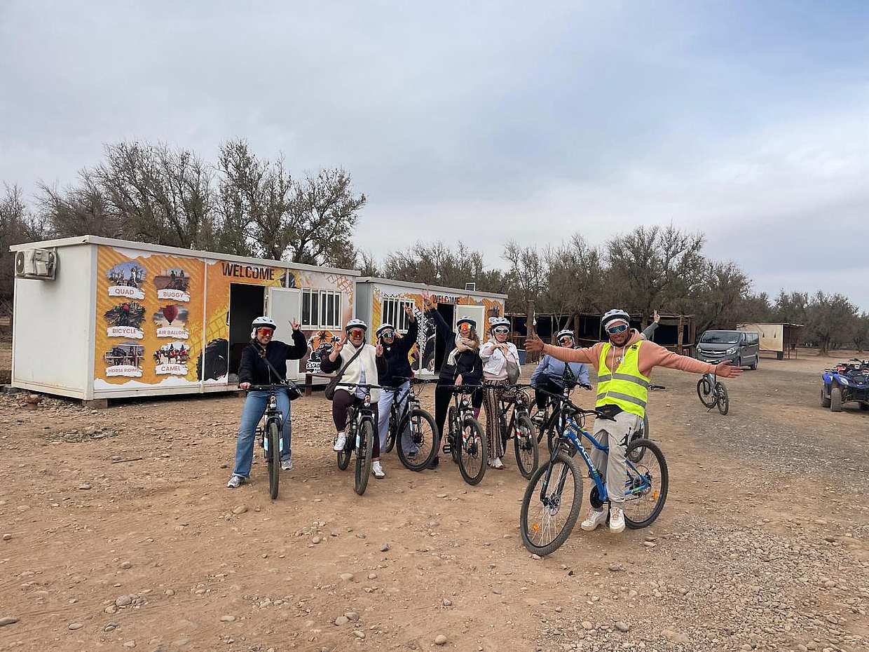 Marrakesh Desert on Bicycle in Morocco, photo 2