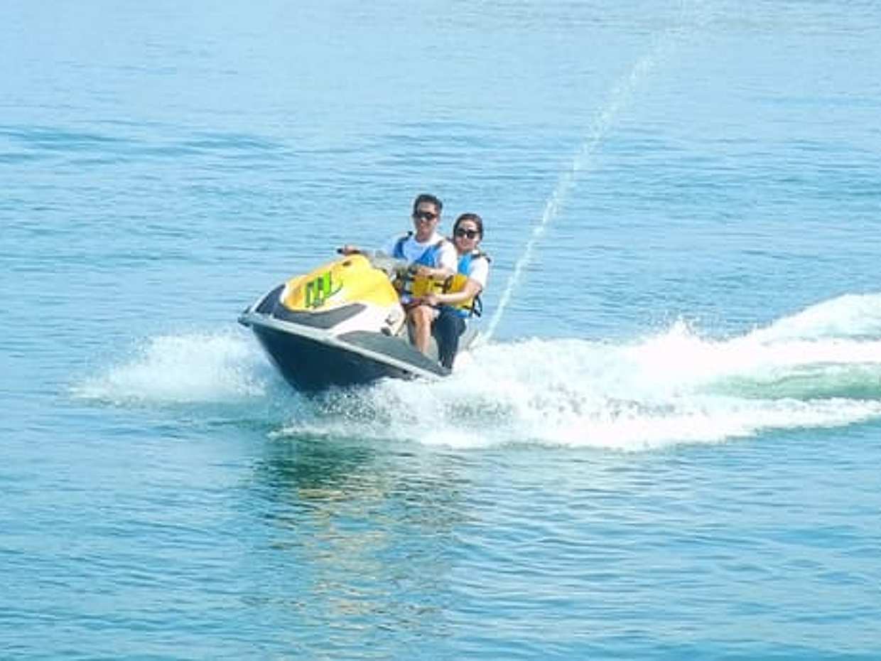 Popular Marine Activities Banana Boat, Jet ski and Flying Fish