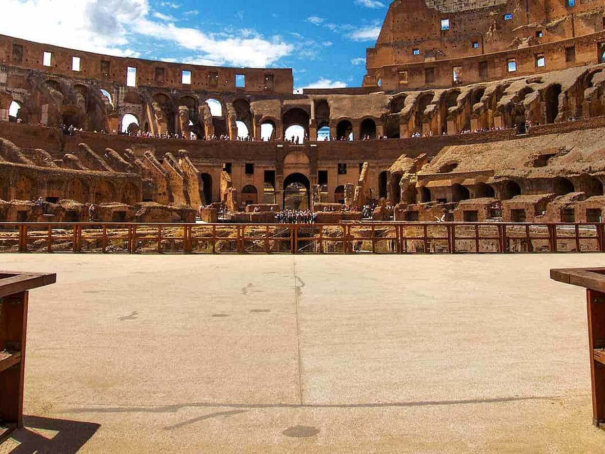 Colosseum, Gladiatorenarena, Forum Romanum & Palatin Hügel Semi-private Führung in Italien, Rom
