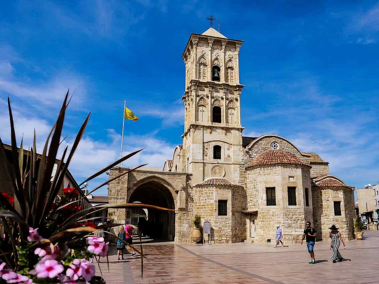 Larnaca & Divided Nicosia Sightseeing Tour from Paphos in Cyprus, North Cyprus Walk