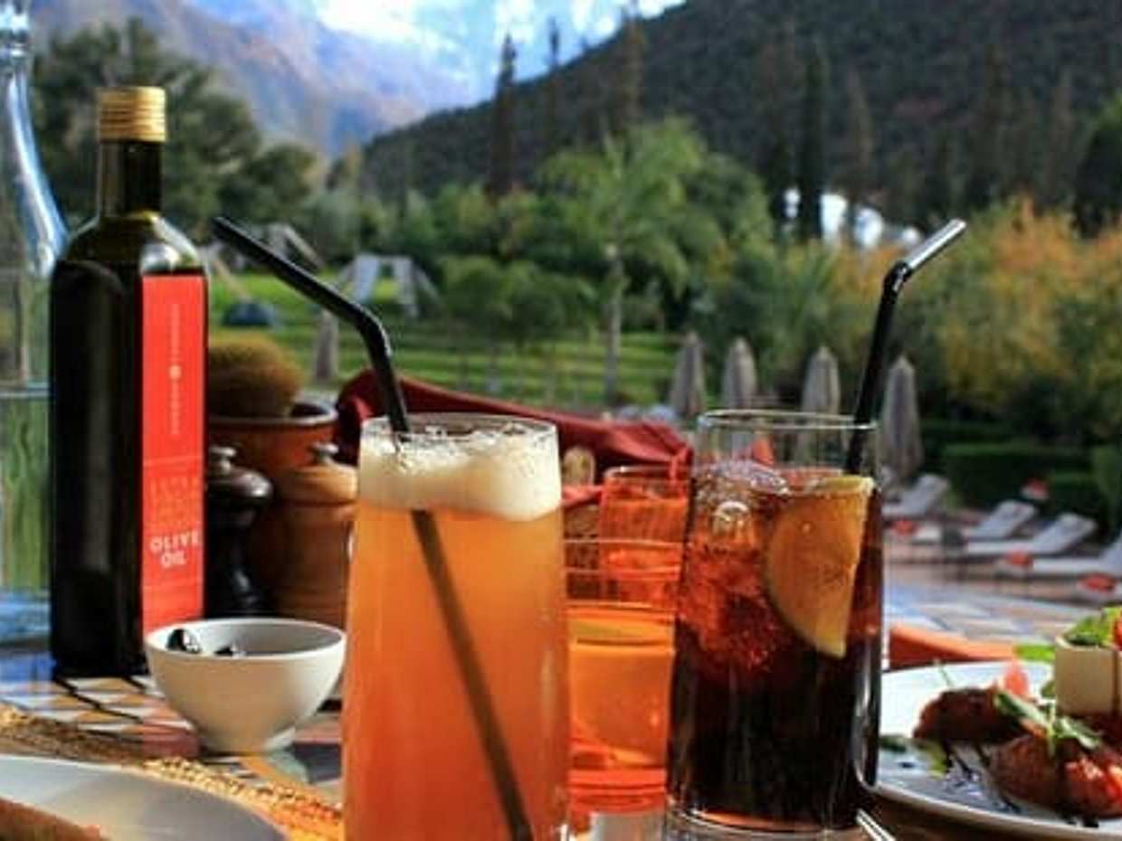 Kasbah Tamadot :Lunch at the Bransons