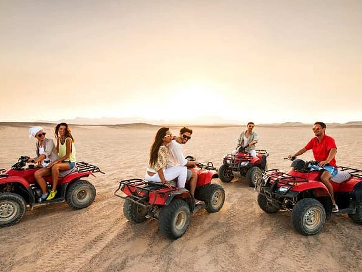 Doha Safari Dune Bashing Camel Ride Sandboarding ATV Option