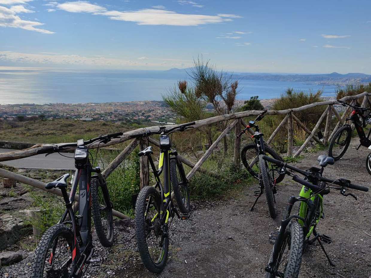 Monte Vesúvio Tour de E-bike na Itália, Sorrento E-bike
