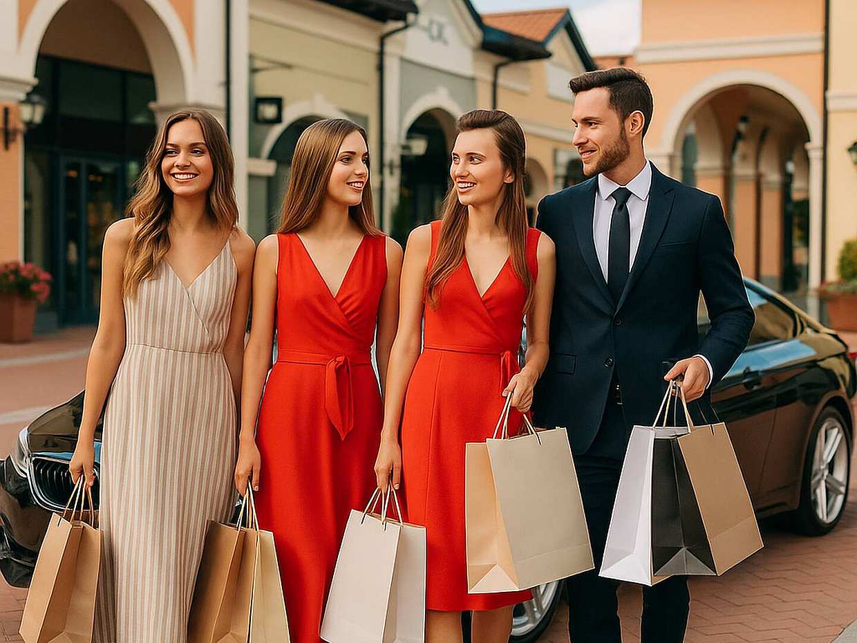 "Wycieczka do outletu Roermond Designer Outlet."
 w Niemczech, Dortmundzie.
