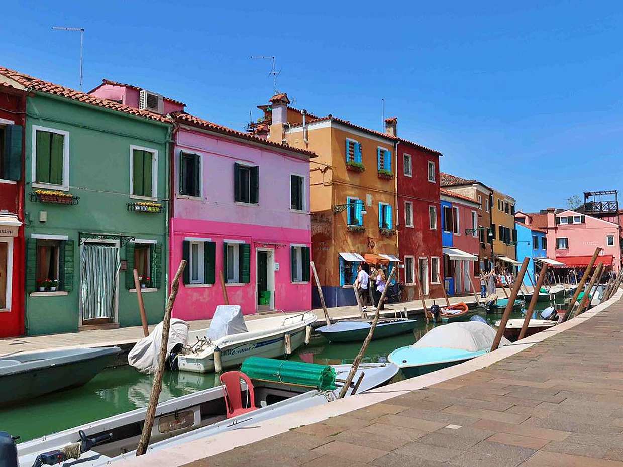Boat Excursion to Murano and Burano in Venice, Italy
