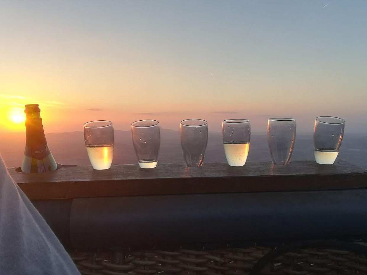 Klassische Heißluftballonfahrt am Nachmittag in Spanien, Cala Millor, photo 4