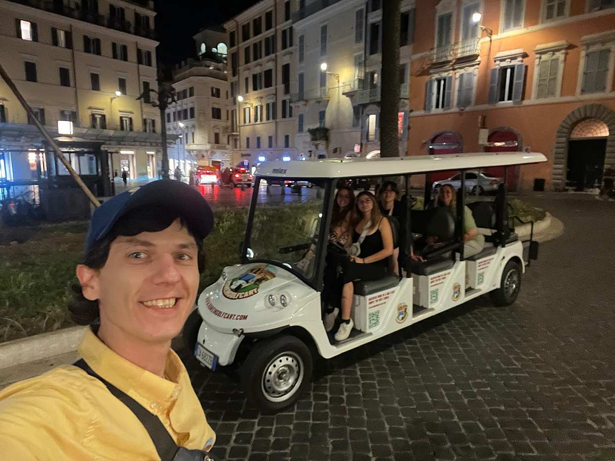 Rome 2-hour Golf Cart Night Tour with Hotel Pick-up in Italy, Golf Cart Tour, photo 2