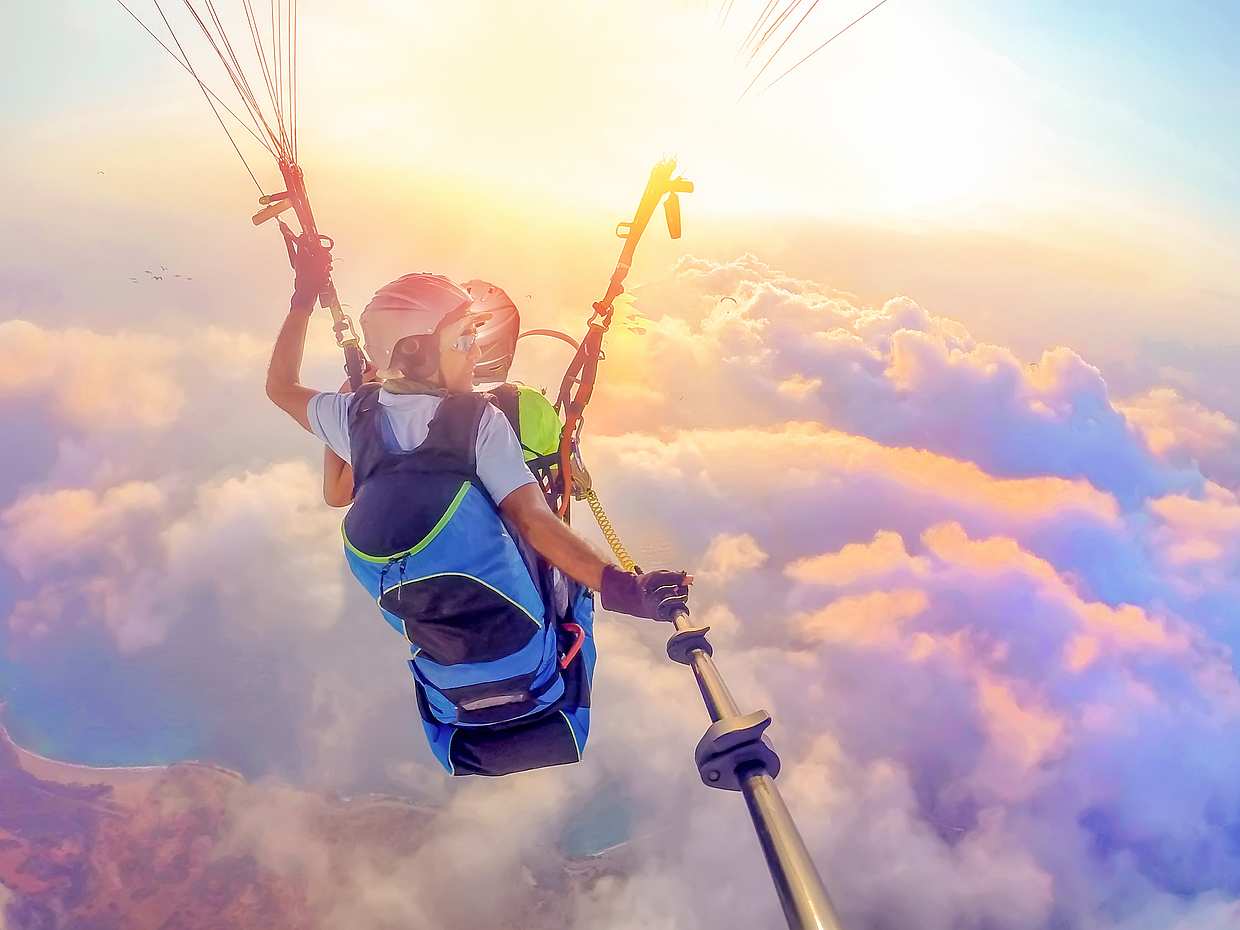 Lisbon Paragliding Flight Experience in Portugal