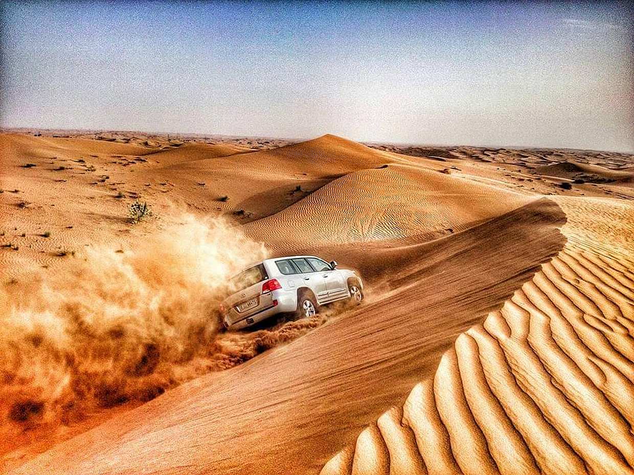 Private Tour: Desert Safari  with Dinner from Fujairah in Ras al Khaimah, United Arab Emirates