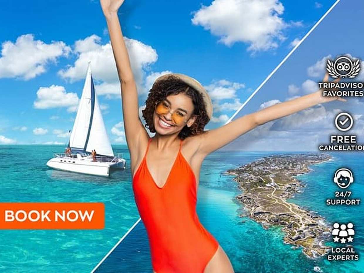 Isla Mujeres Catamaran & Snorkeling Cruise Tour de Cancún no México, Cancún