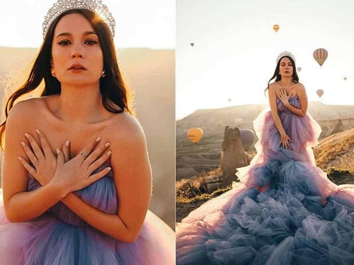 Cappadocia Photoshooting with Flying Dress in Turkey