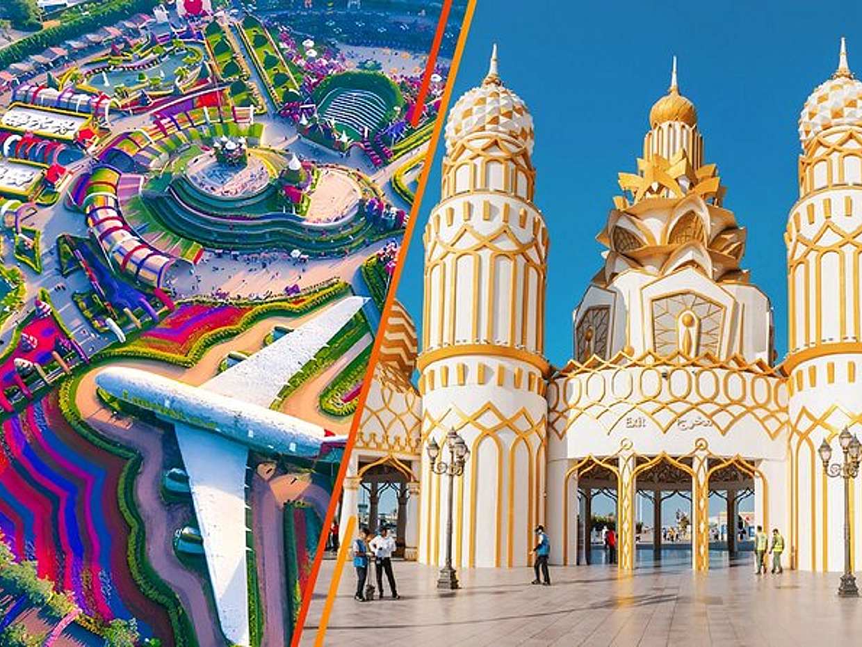Private Dubai City Tour with Miracle Garden & Global Village Visit in United Arab Emirates