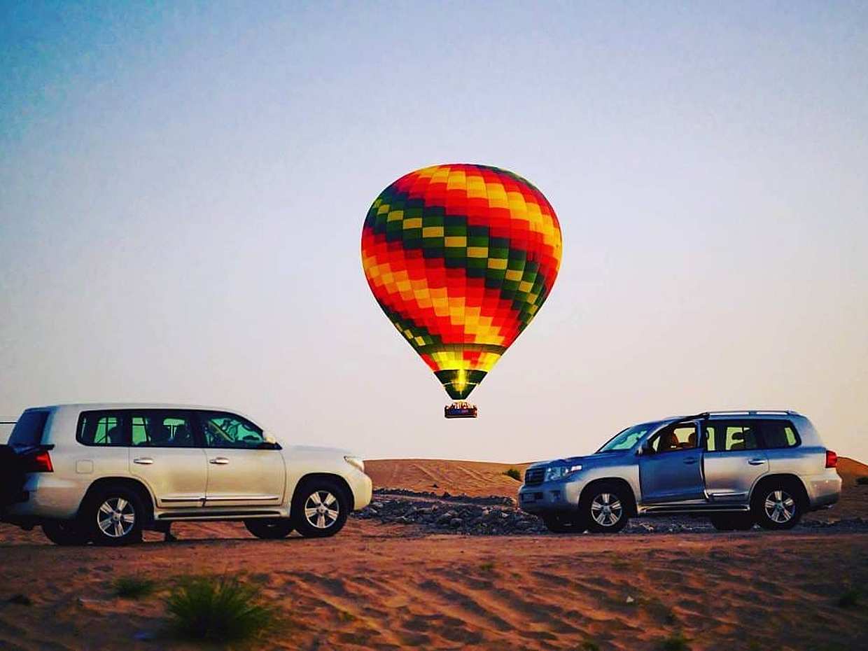 "Luxe luchtballonpakket in de Verenigde Arabische Emiraten, Dubai"