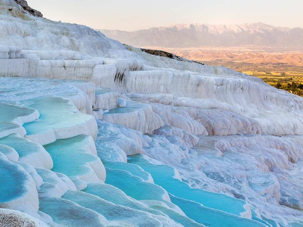 Lake Salda, Pamukkale and the Ancient Сity of Hierapolis from Alanya
