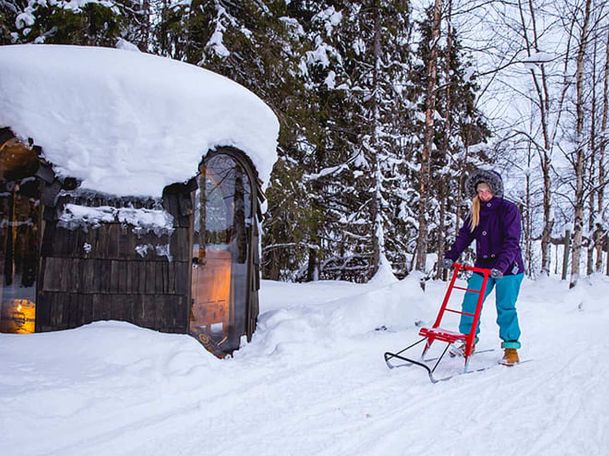 Elves Village Self-Guided Visit — entrance ticket, Levi, photo 4