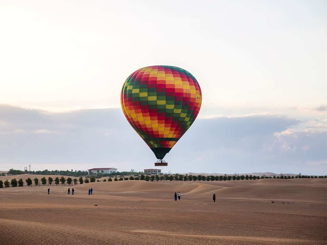 Hot Air Balloon Tour and Falconry in the Desert in Dubai, United Arab Emirates, photo 3