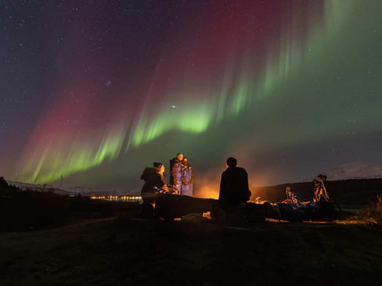 Private Northern Lights Tour  15 pax. in Tromsø, photo 5