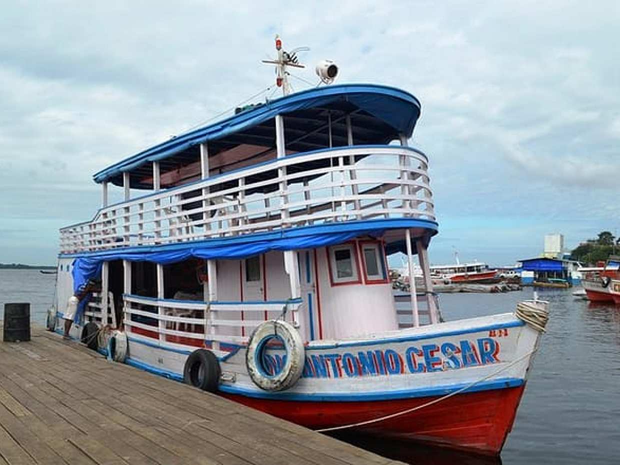 Passeio de barco de 4 dias no rio Amazonas saindo de Manaus no Brasil
