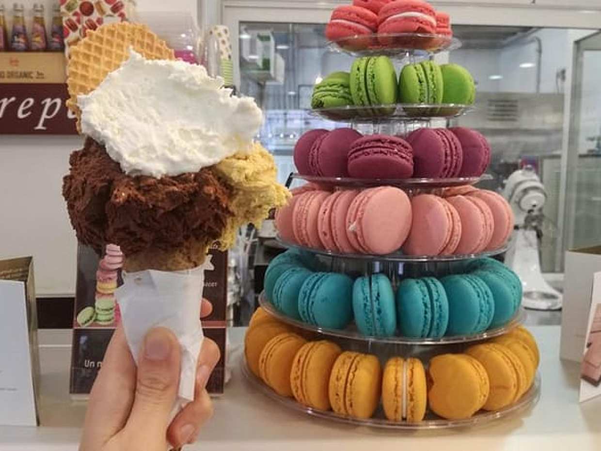 Gira de postres por el Panteón, la Plaza Navona y Campo de Fiori en Italia, Roma.