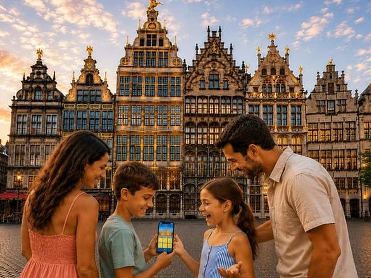 Antwerp Scavenger Hunt & Highlights Self-Guided Walking Tour in Belgium