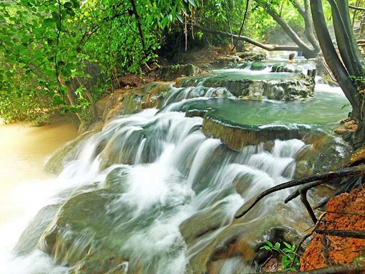 Krabi : Excursion dans la jungle avec la piscine d'émeraude, la cascade de sources chaudes et le temple de la grotte du tigre en Thaïlande.
, photo 3