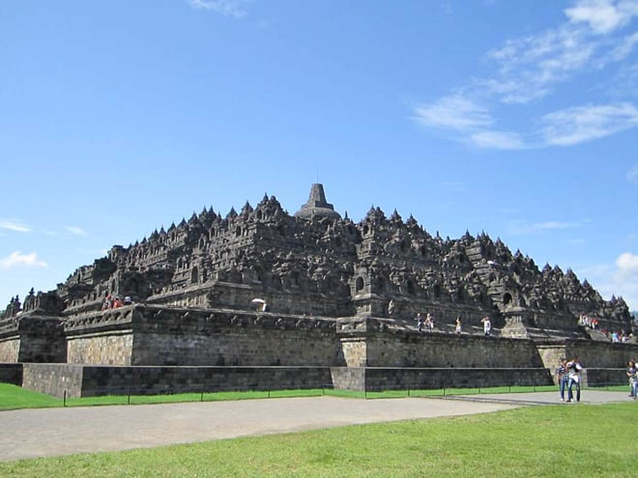 "Operaciones encubiertas en el templo de Borobudur, Indonesia"