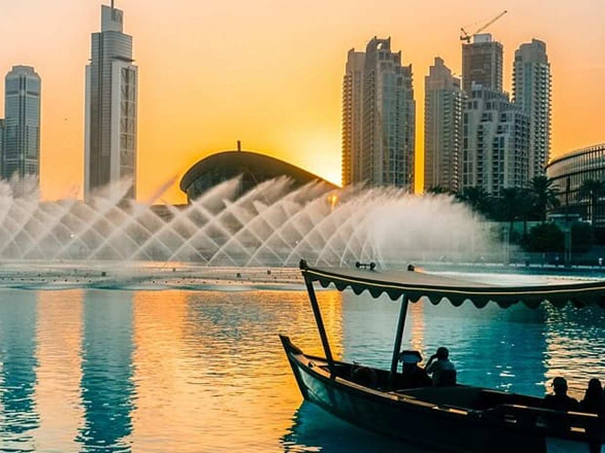 Dubai Fountain Show Lake ride Tickets
