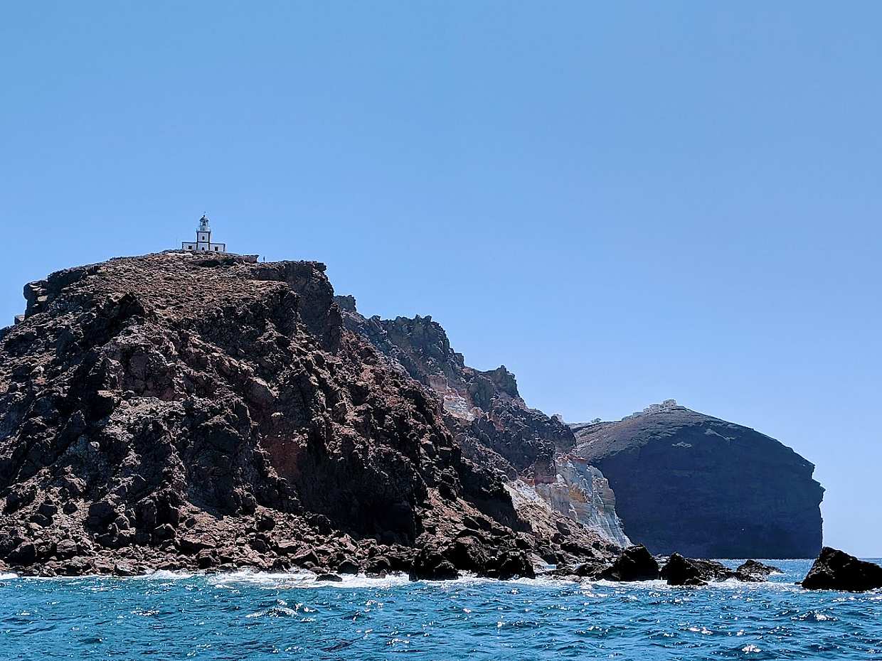 Privé Targa motorjacht cruise overdag met maaltijd & drankjes in Griekenland, Santorini
, photo 3