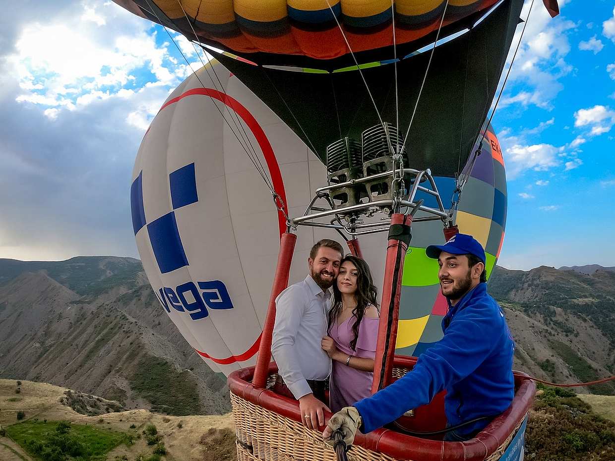 Passeio de balão no Dia dos Namorados