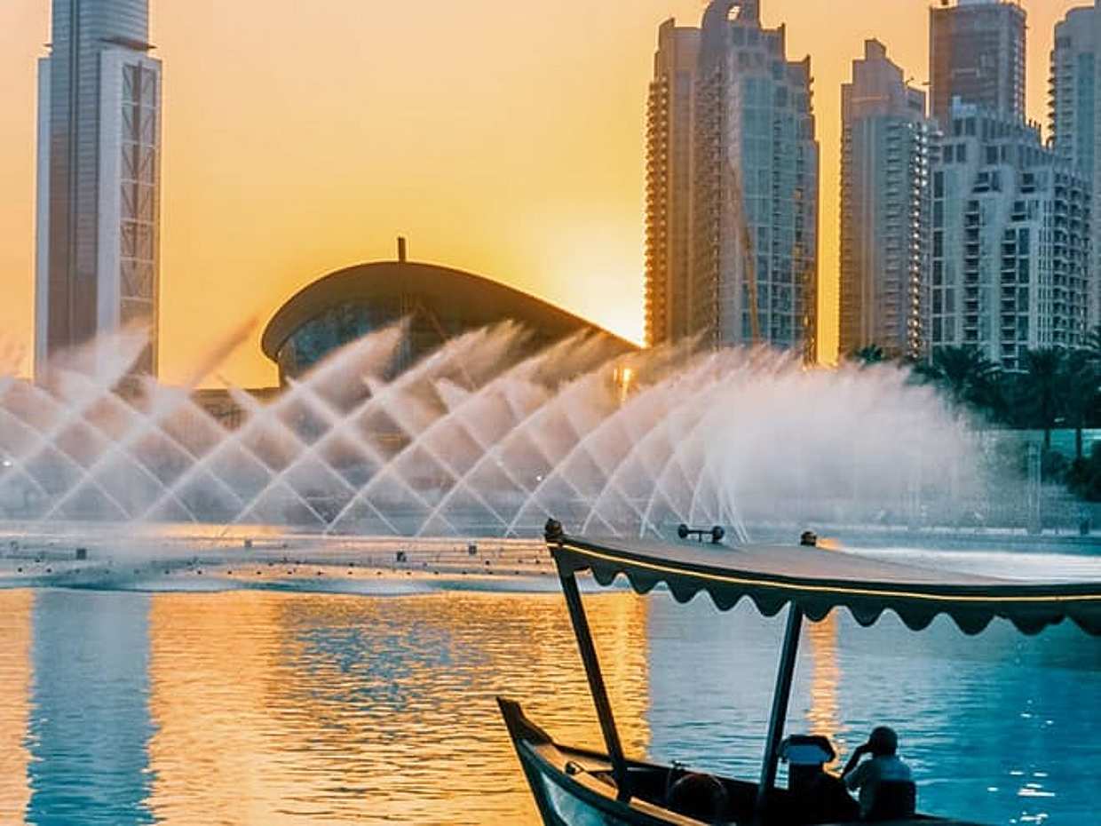 Dubai Fountain Lake Ride Ticket in United Arab Emirates
