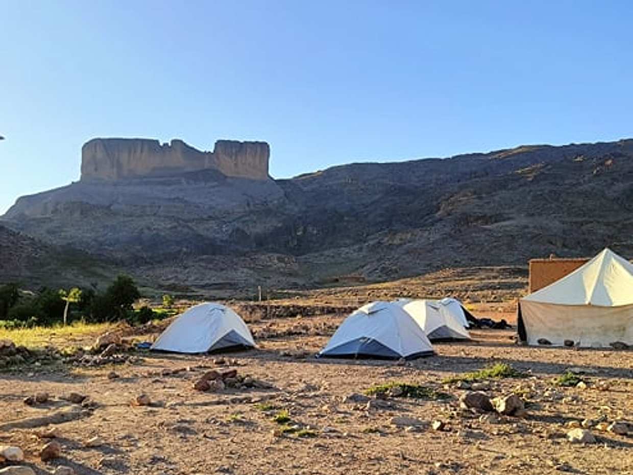 Trekking in atlas mountains of Morocco
