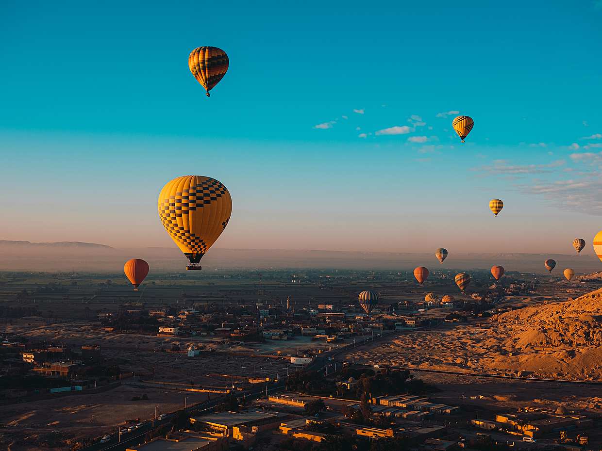 Private Heißluftballonfahrt in Luxor