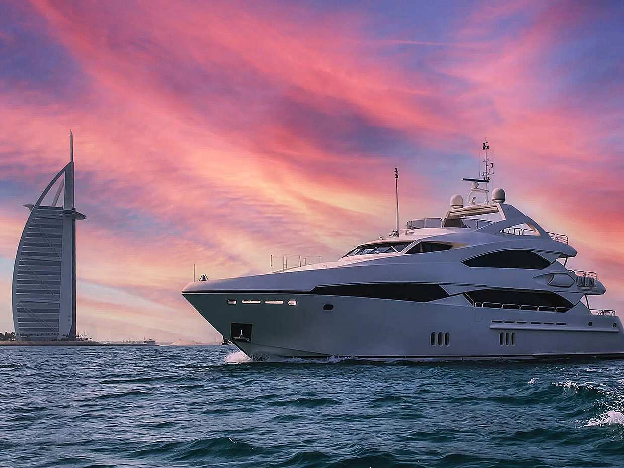 Dubai Xclusive Shared Sunset Luxury Yacht Tour with BBQ in United Arab Emirates