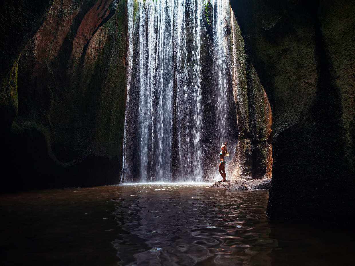 Blue Lagoon Snorkeling e Tukad Cepung Waterfall Tour