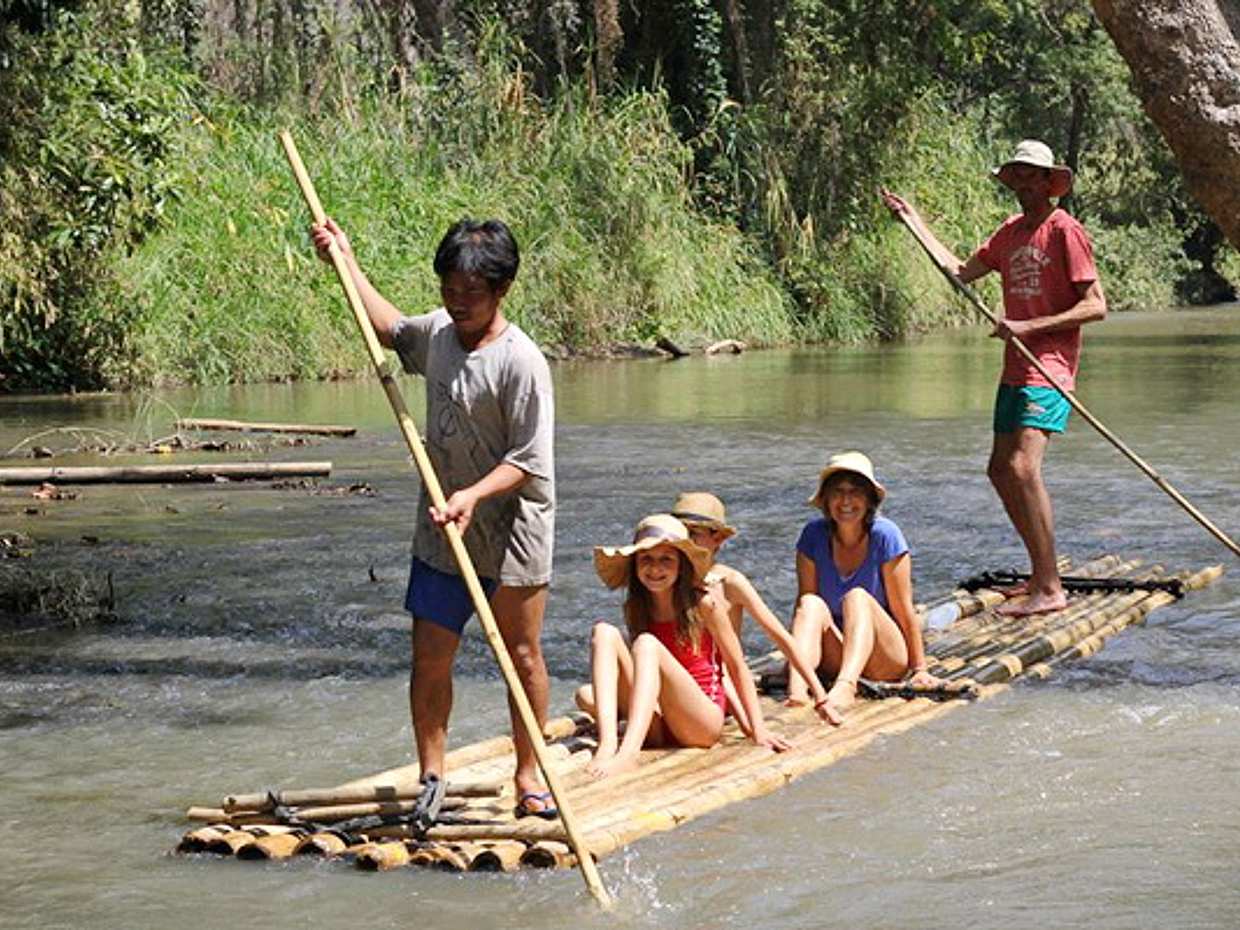 Bangkok - Kanchanaburi: Río Kwai con paseo en elefante y rafting en bambú en Tailandia, photo 3