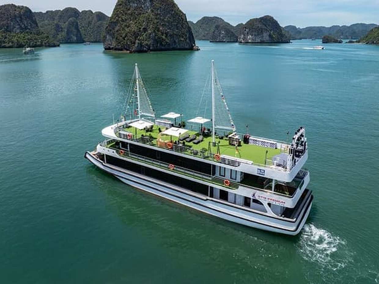 5-Star Premium Ha Long Bay Scenic Day Cruise with Lunch & Kayak