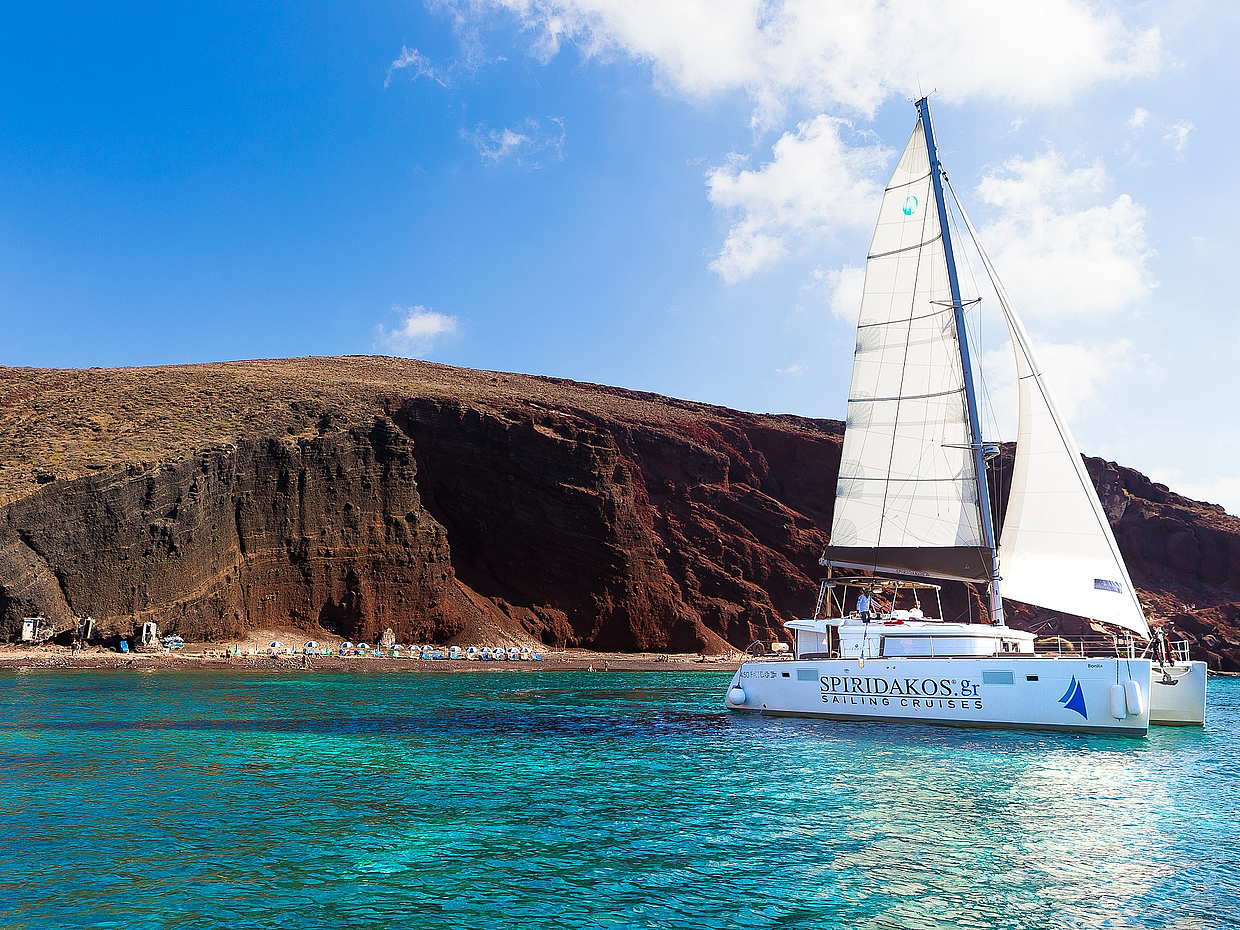 The Premium Daytime Sailing Catamaran Experience with BBQ and Drinks in Greece, Vlichada
