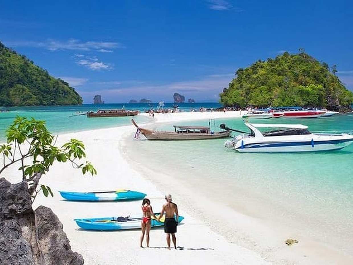 Explore Krabi’s 4 Islands by Speedboat – Full Day Tour