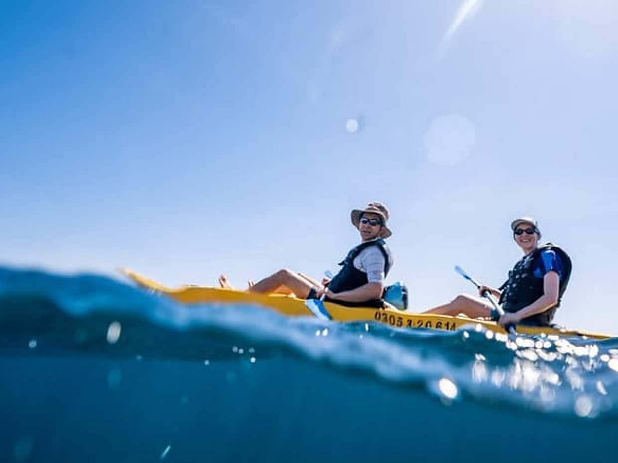 Private Cabo 2 Bays Kayak & Snorkel at Santa Maria & Chileno Bay, photo 3