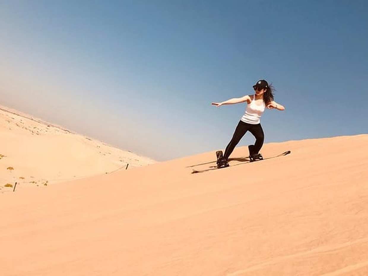 Abu Dhabi Desert safari with BBQ Dinner,Sandboarding & Camel ride, photo 3