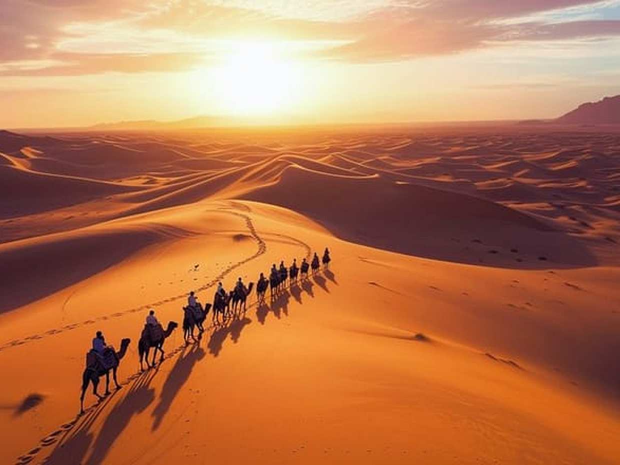 From Marrakech: 3-Day Sahara Desert Adventure to Fes, with Camels