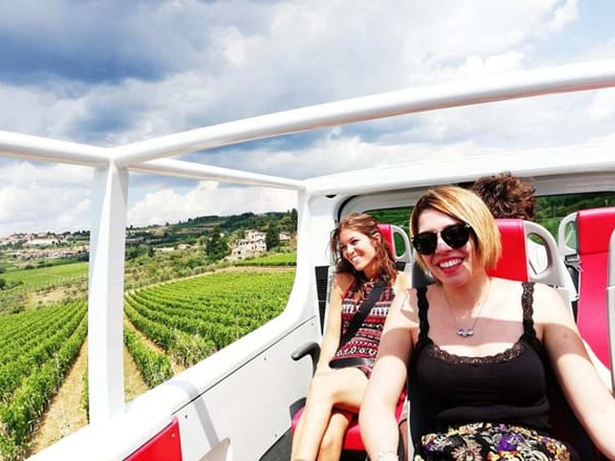 Safari in Chianti Open Top Van and Tasting Wine