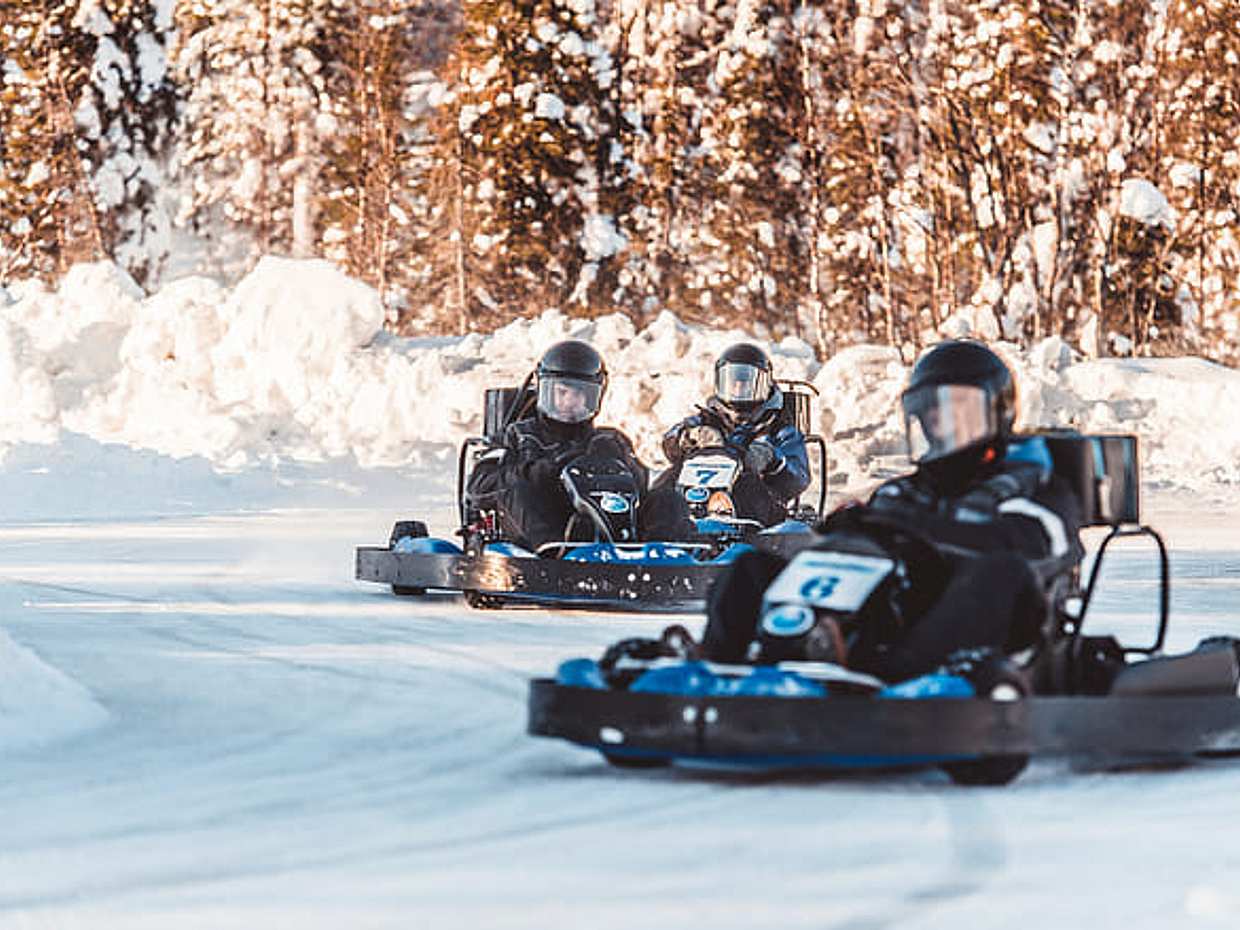 Ice karting, Levi
